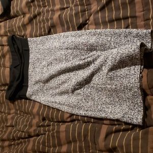 Grey and black dress